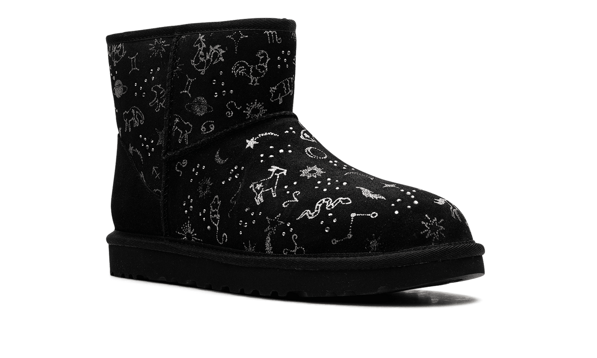 UGG WOMENS Classic Mini Womens "Zodiac - Black" 1112516 BLK 1112516 BLK from Stadium Goods