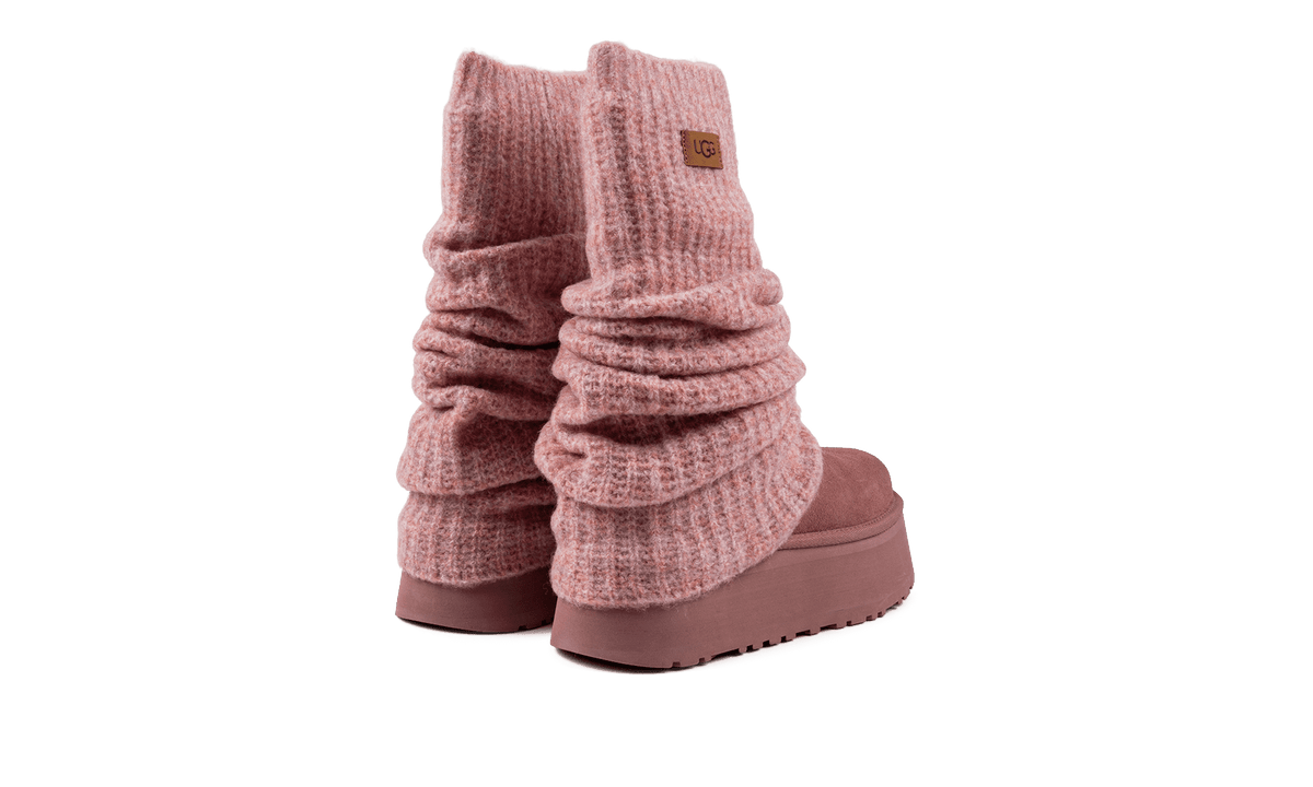 UGG WOMENS Classic Mini Dipper Legwarmer Boot Womens "Pink Dawn" 1178990 PDW 1178990 PDW from Stadium Goods