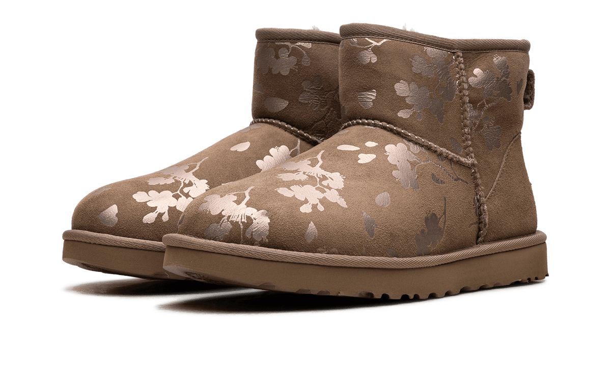 UGG WOMENS Classic Mini Womens "Floral Foil Fleece Lined" 1118163 AMP 1118163 AMP from Stadium Goods