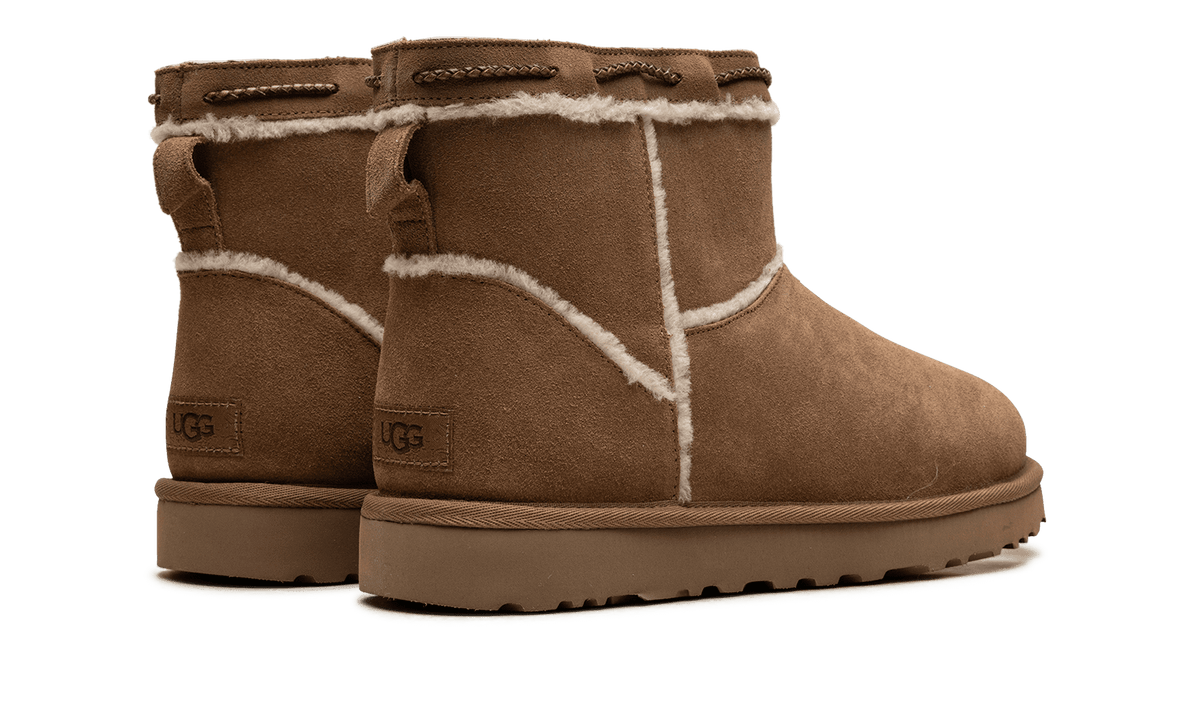 UGG WOMENS Classic Mini Shearling Braid Womens "Chestnut" 1166751 CHE 1166751 CHE from Stadium Goods