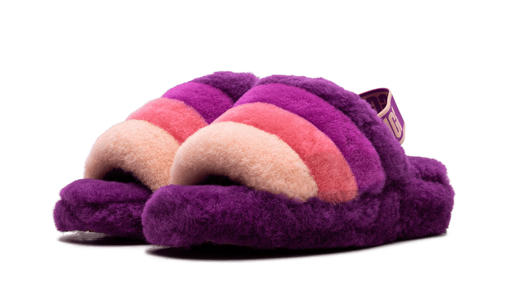 UGG WOMENS Fluff Yeah Slide Womens "Berrylicious Multi" 1097169 BSML 1097169 BSML from Stadium Goods
