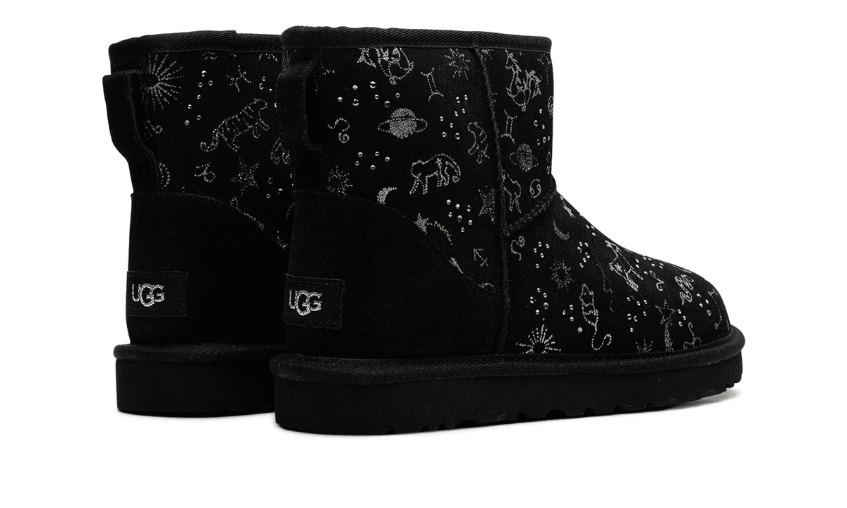 UGG WOMENS Classic Mini Womens "Zodiac - Black" 1112516 BLK 1112516 BLK from Stadium Goods