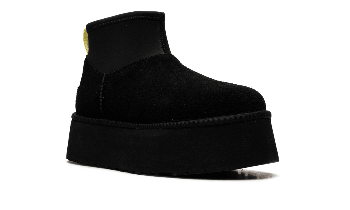 UGG WOMENS Classic Mini Dipper Boot Womens "Black Yellow" 1168170 BLK 1168170 BLK from Stadium Goods