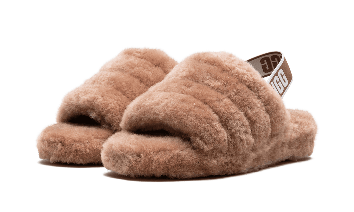 UGG WOMENS Fluff Yeah Slide Womens "Chestnut" 1095119 CHE 1095119 CHE from Stadium Goods