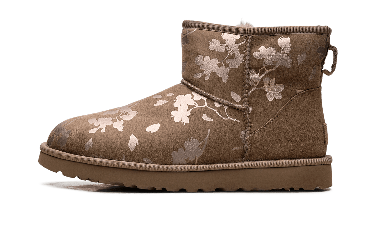 UGG WOMENS Classic Mini Womens "Floral Foil Fleece Lined" 1118163 AMP 1118163 AMP from Stadium Goods