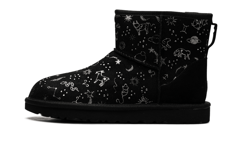 UGG WOMENS Classic Mini Womens "Zodiac - Black" 1112516 BLK 1112516 BLK from Stadium Goods