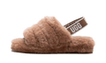 UGG WOMENS Fluff Yeah Slide Womens "Chestnut" 1095119 CHE 1095119 CHE from Stadium Goods