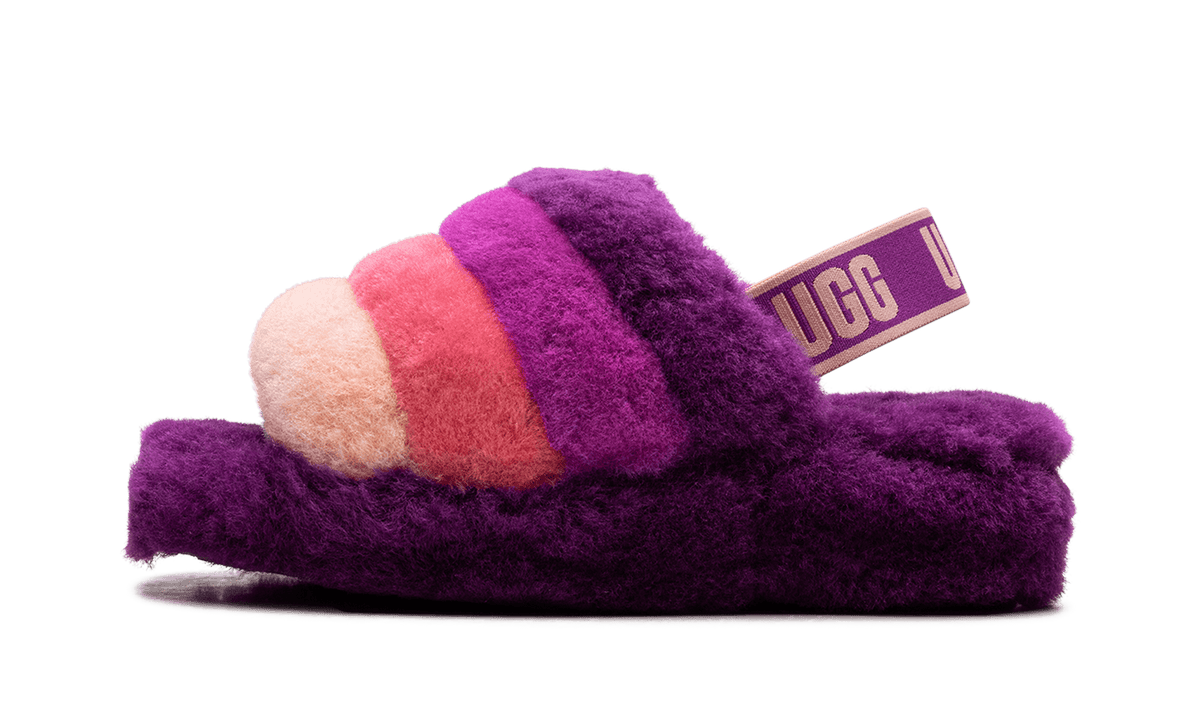 UGG WOMENS Fluff Yeah Slide Womens "Berrylicious Multi" 1097169 BSML 1097169 BSML from Stadium Goods