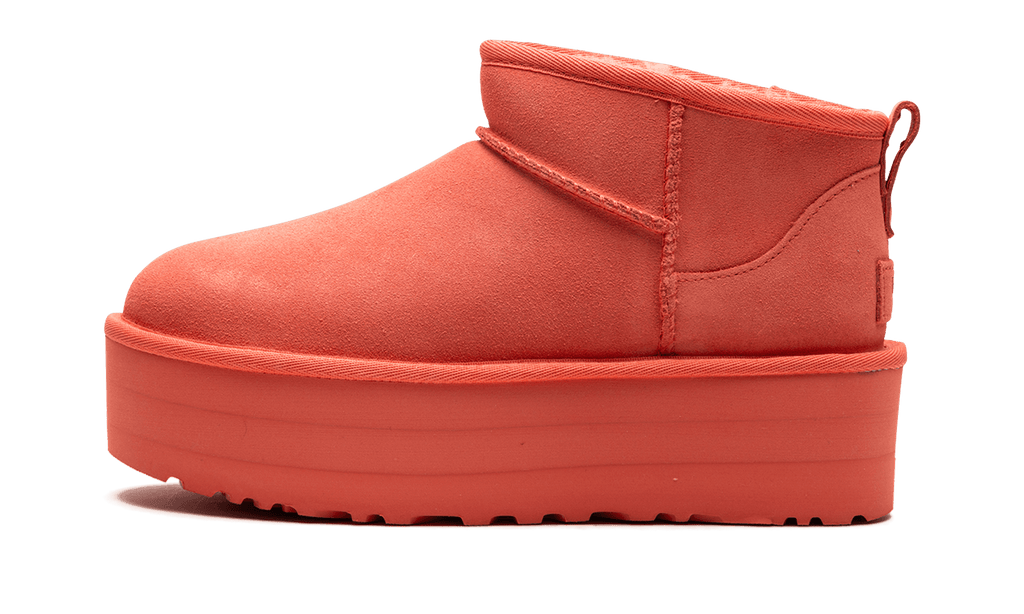 UGG WOMENS UGG Classic Ultra Mini Platform Boot Womens "Vibrant Coral" 1135092 VCRL 1135092 VCRL from Stadium Goods
