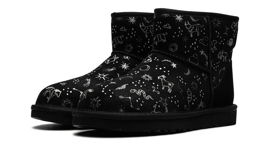 UGG WOMENS Classic Mini Womens "Zodiac - Black" 1112516 BLK 1112516 BLK from Stadium Goods