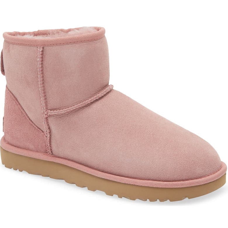 UGG Classic Mini II Genuine Shearling Lined Boot Powder Pink (Women's)