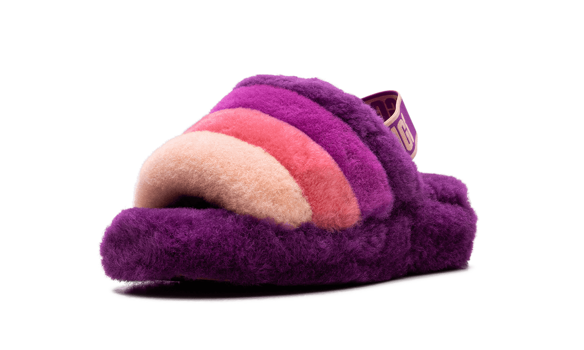 UGG WOMENS Fluff Yeah Slide Womens "Berrylicious Multi" 1097169 BSML 1097169 BSML from Stadium Goods