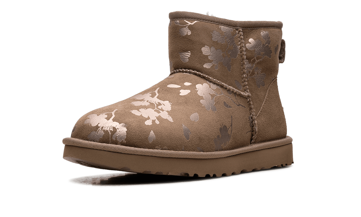 UGG WOMENS Classic Mini Womens "Floral Foil Fleece Lined" 1118163 AMP 1118163 AMP from Stadium Goods
