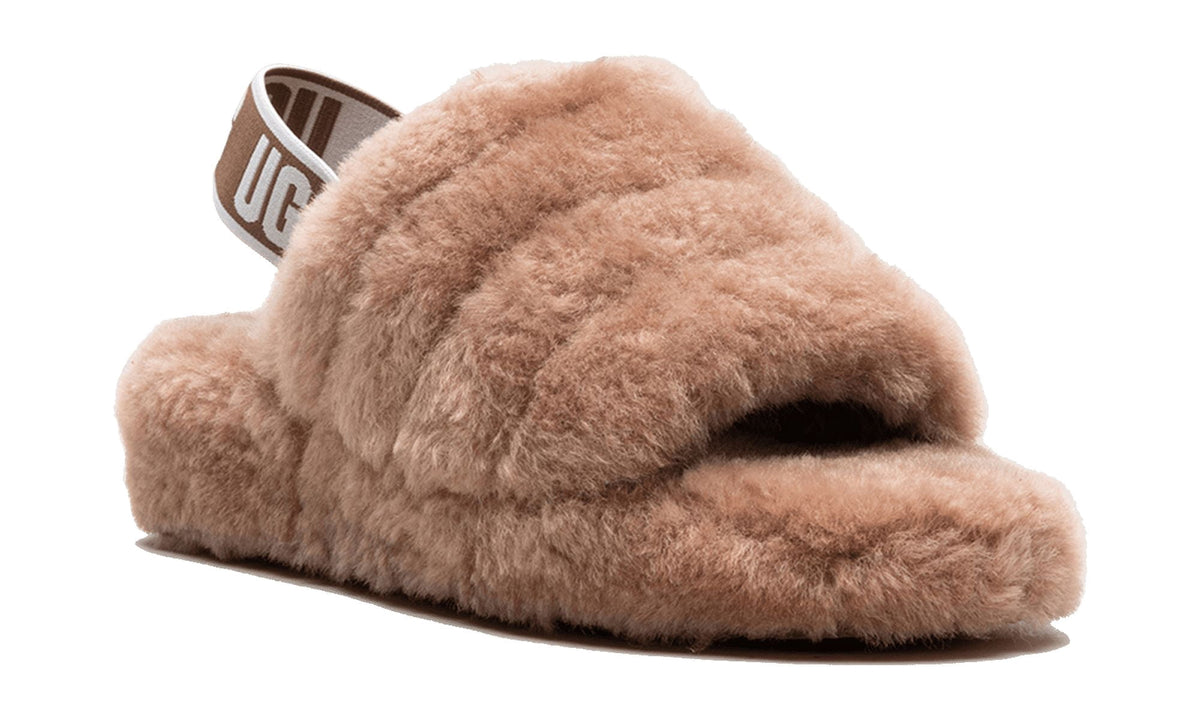 UGG WOMENS Fluff Yeah Slide Womens "Chestnut" 1095119 CHE 1095119 CHE from Stadium Goods