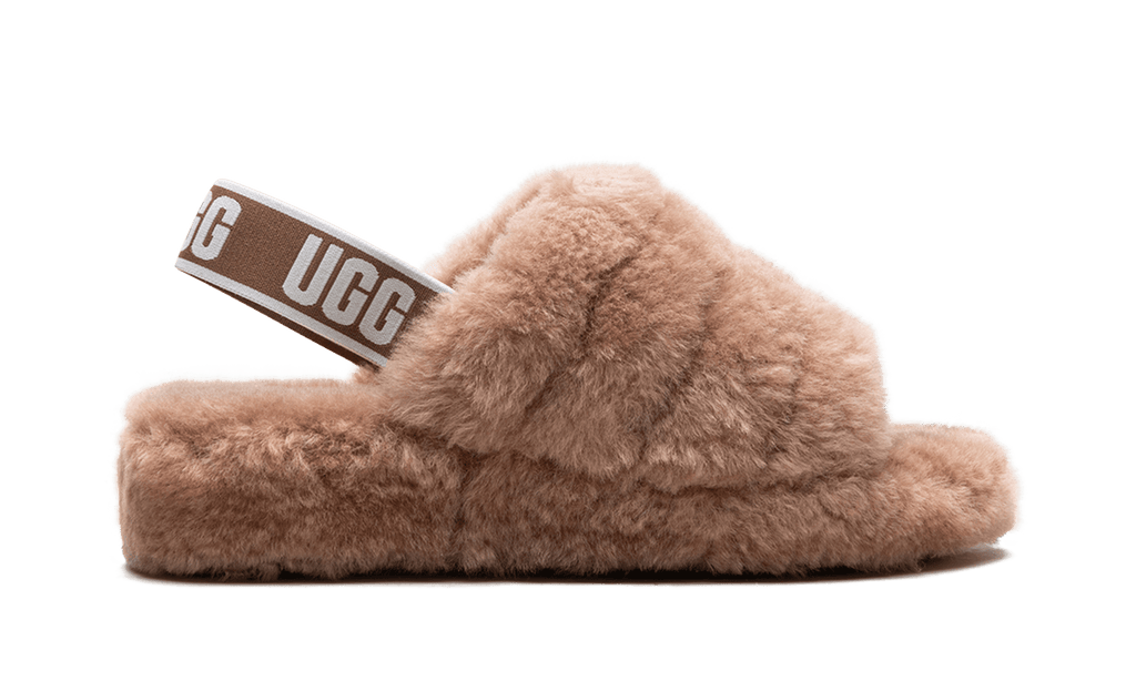 UGG WOMENS Fluff Yeah Slide Womens "Chestnut" 1095119 CHE 1095119 CHE from Stadium Goods