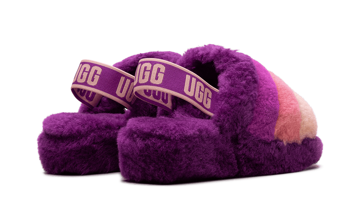UGG WOMENS Fluff Yeah Slide Womens "Berrylicious Multi" 1097169 BSML 1097169 BSML from Stadium Goods